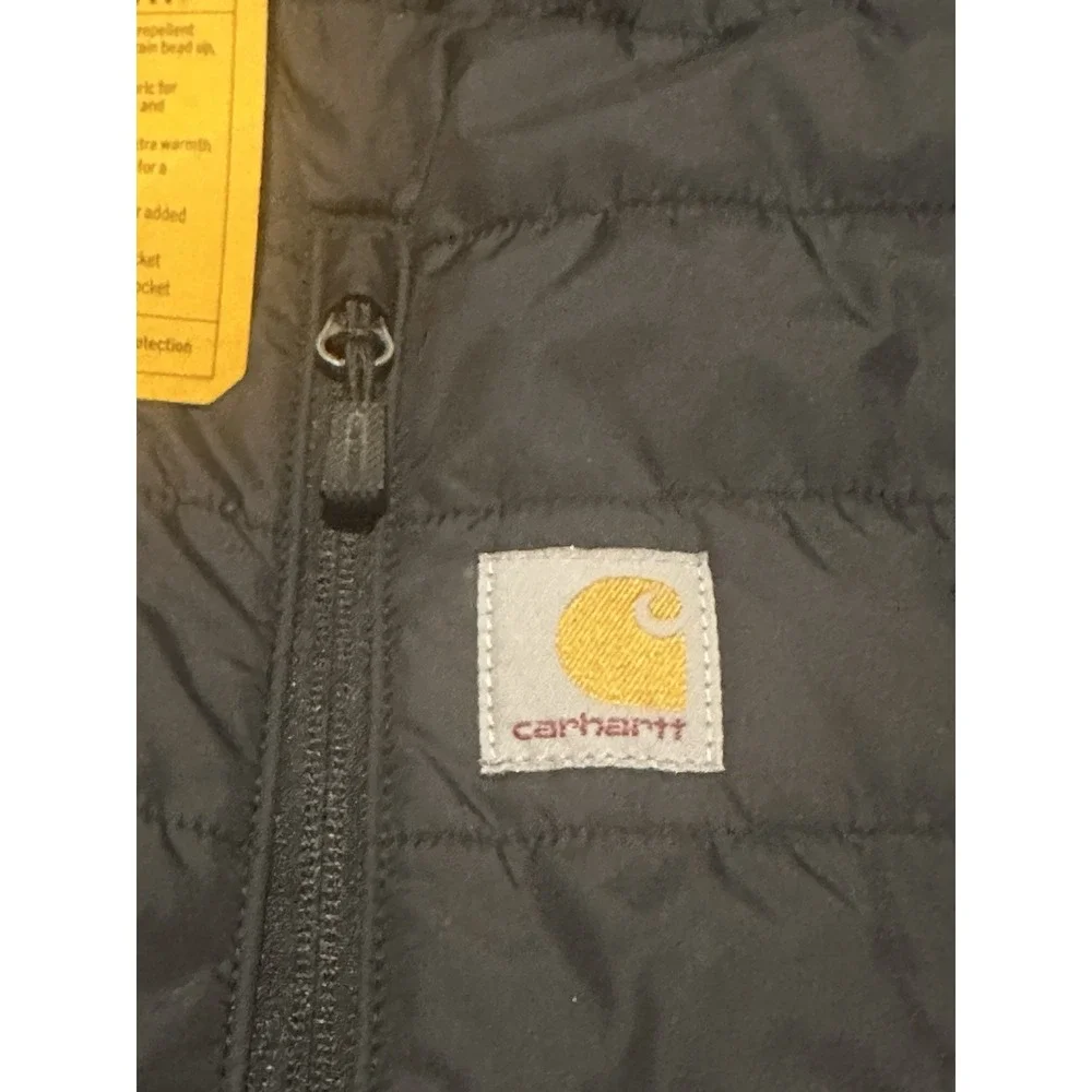 Carhartt Rain Defender Lightweight Insulated Vest Jacket Mens 2XL Logo OV2286-M